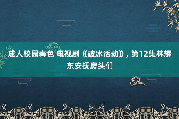 成人校园春色 电视剧《破冰活动》， 第12集林耀东安抚房头们